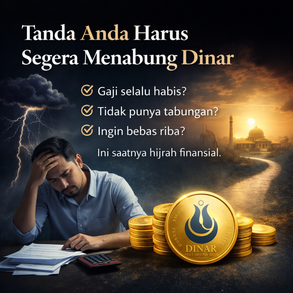 Tanda Anda Harus Segera Menabung Dinar