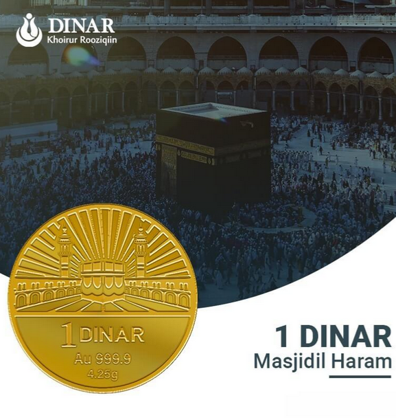 1 Dinar Masjidil Haram